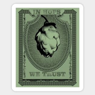 In Hop We Trust Sticker